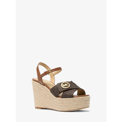 Michael Kors Hannah Signature Logo Wedge Sandal