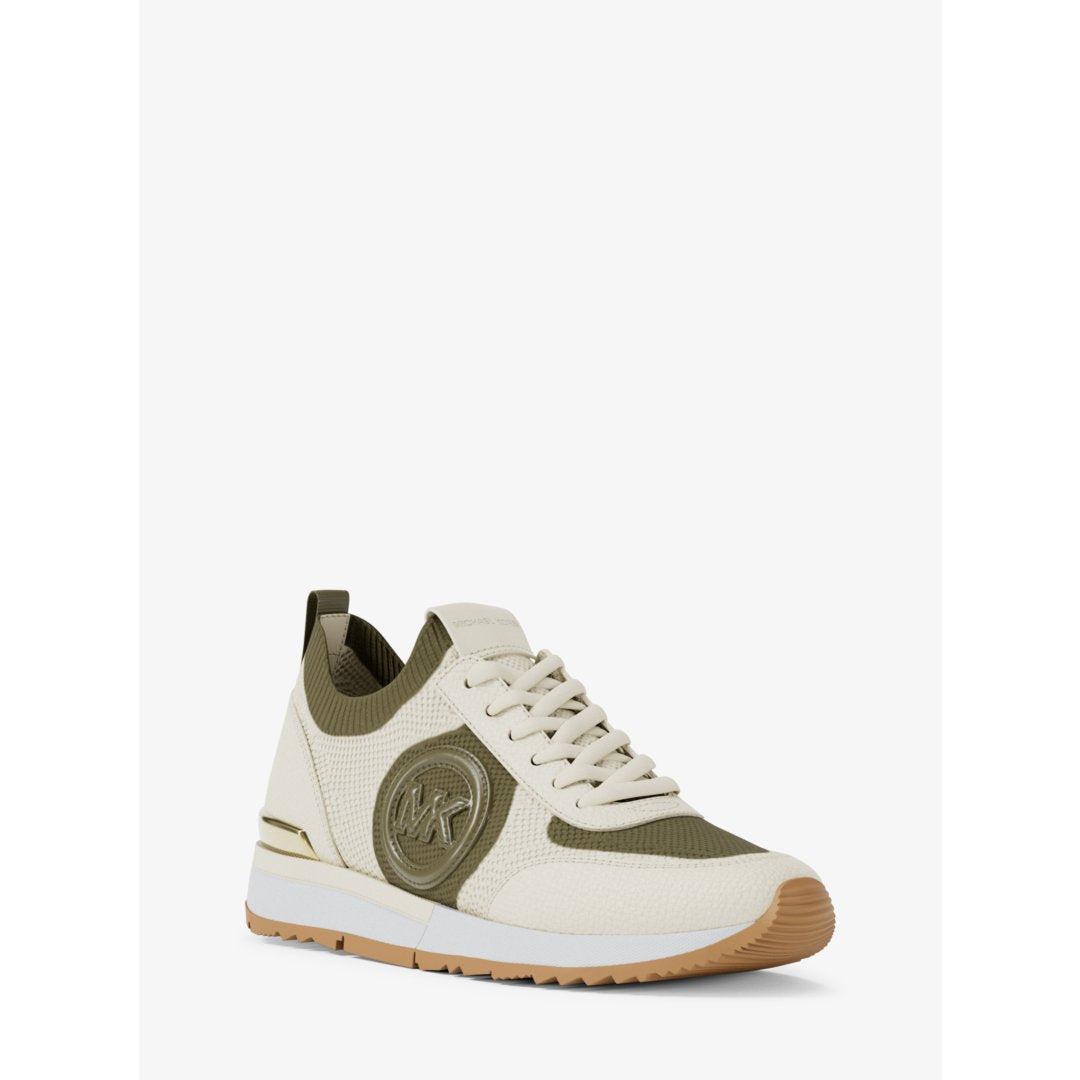 Michael Kors Jenkins Two-Tone Stretch Knit Trainer