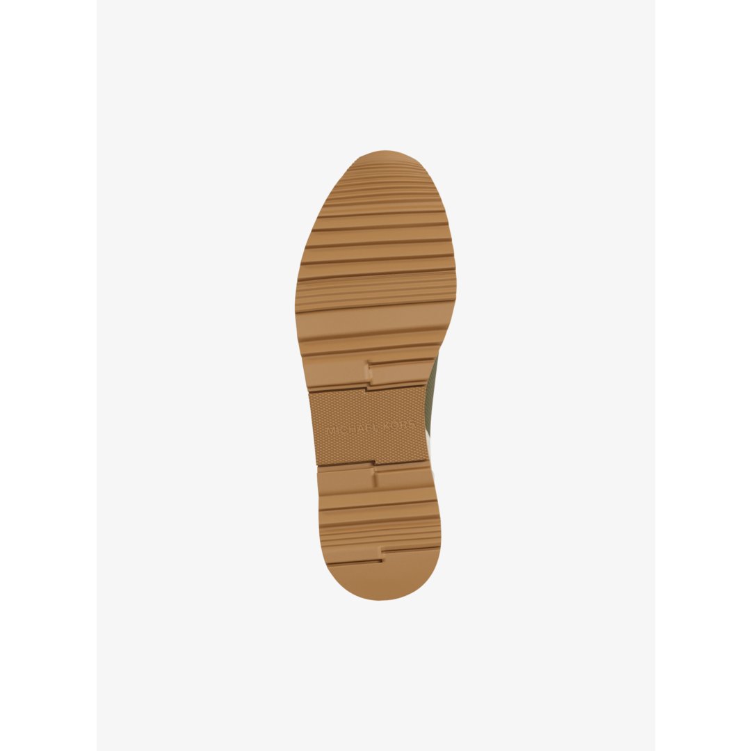 Michael Kors Jenkins Two-Tone Stretch Knit Trainer