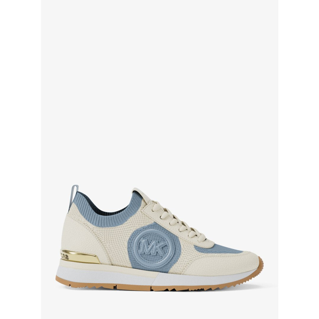 Michael Kors Jenkins Two-Tone Stretch Knit Trainer