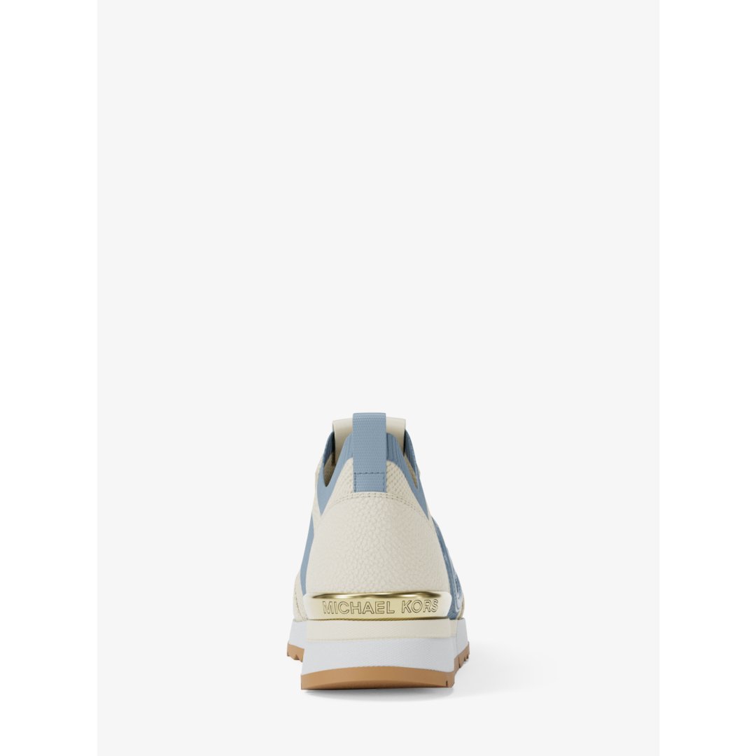 Michael Kors Jenkins Two-Tone Stretch Knit Trainer