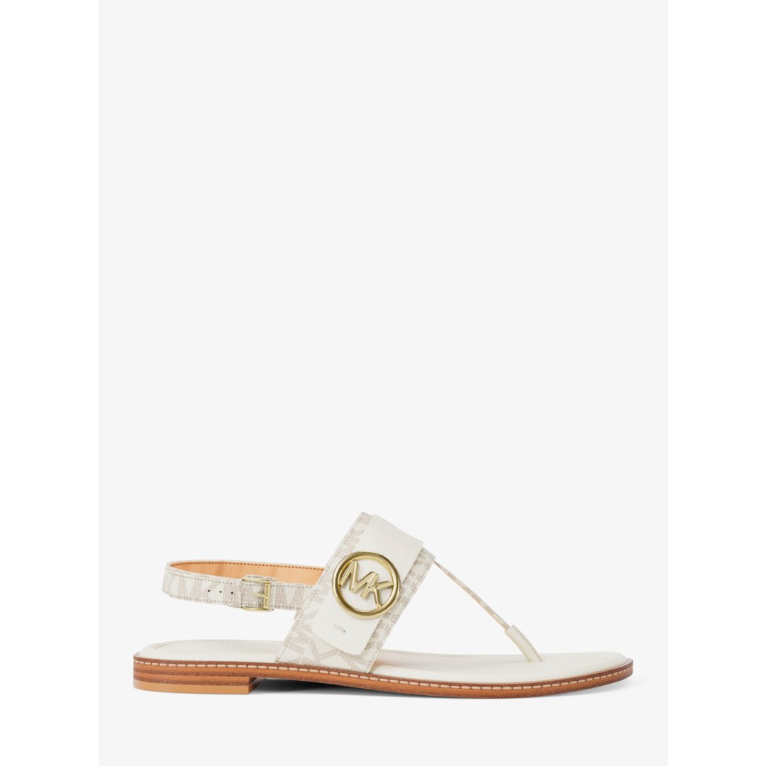 Michael Kors Carmen Signature Logo Thong Sandal
