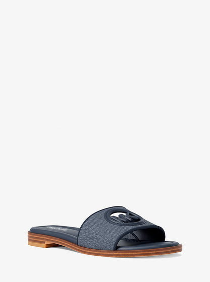 Michael Kors Carissa Denim Slide Sandal