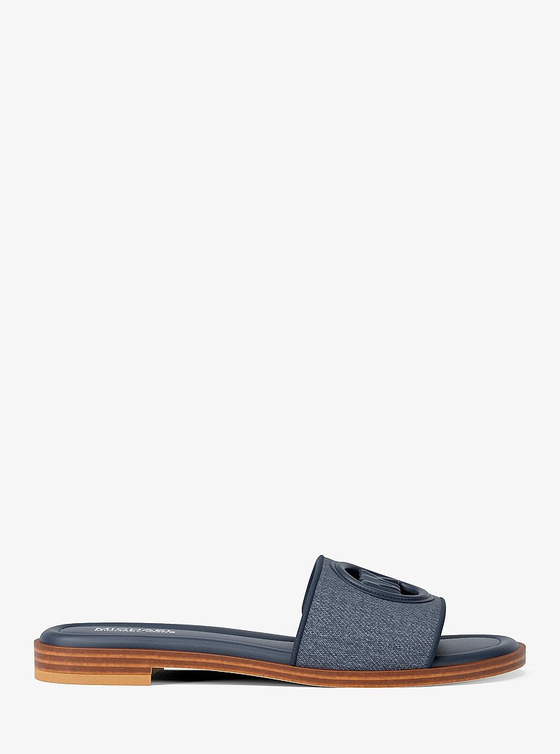 Michael Kors Carissa Denim Slide Sandal