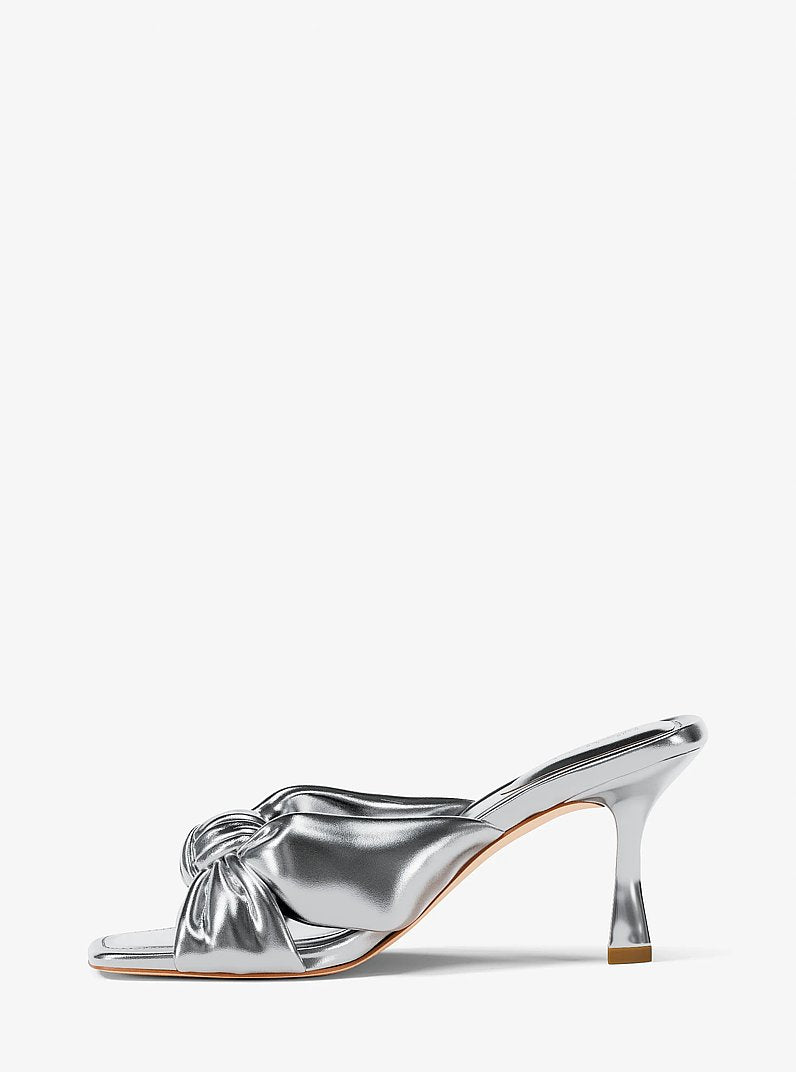 Michael Kors Elena Metallic Sandal SILVER