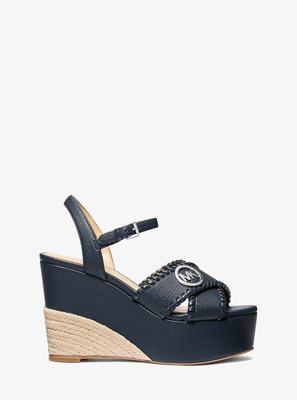 Michael Kors Hannah Platform Sandal NAVY