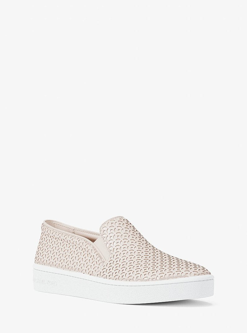 Michael Kors Keaton Perforated Slip On Sneaker