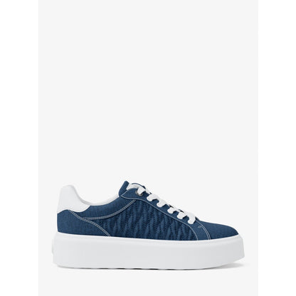 Michael Kors Romey Matelass Denim Platform Sneaker