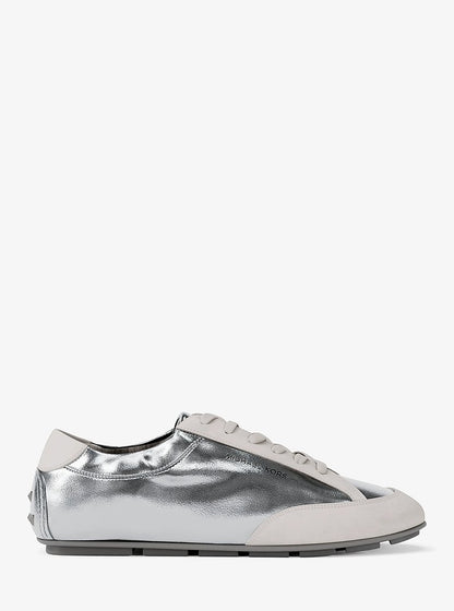 Michael Kors Susie Metallic Leather Trainer