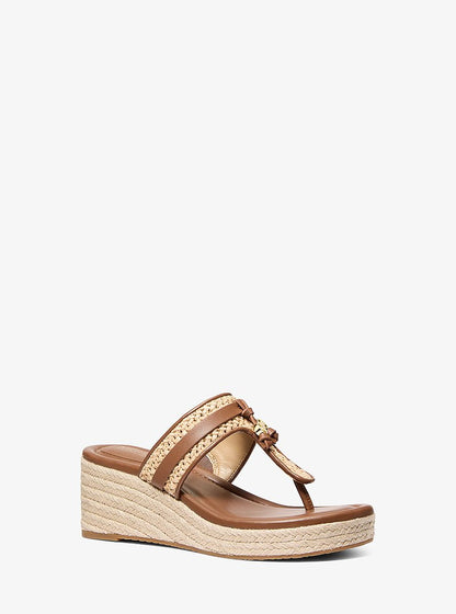Michael Kors Zoe Crocheted Wedge Sandal