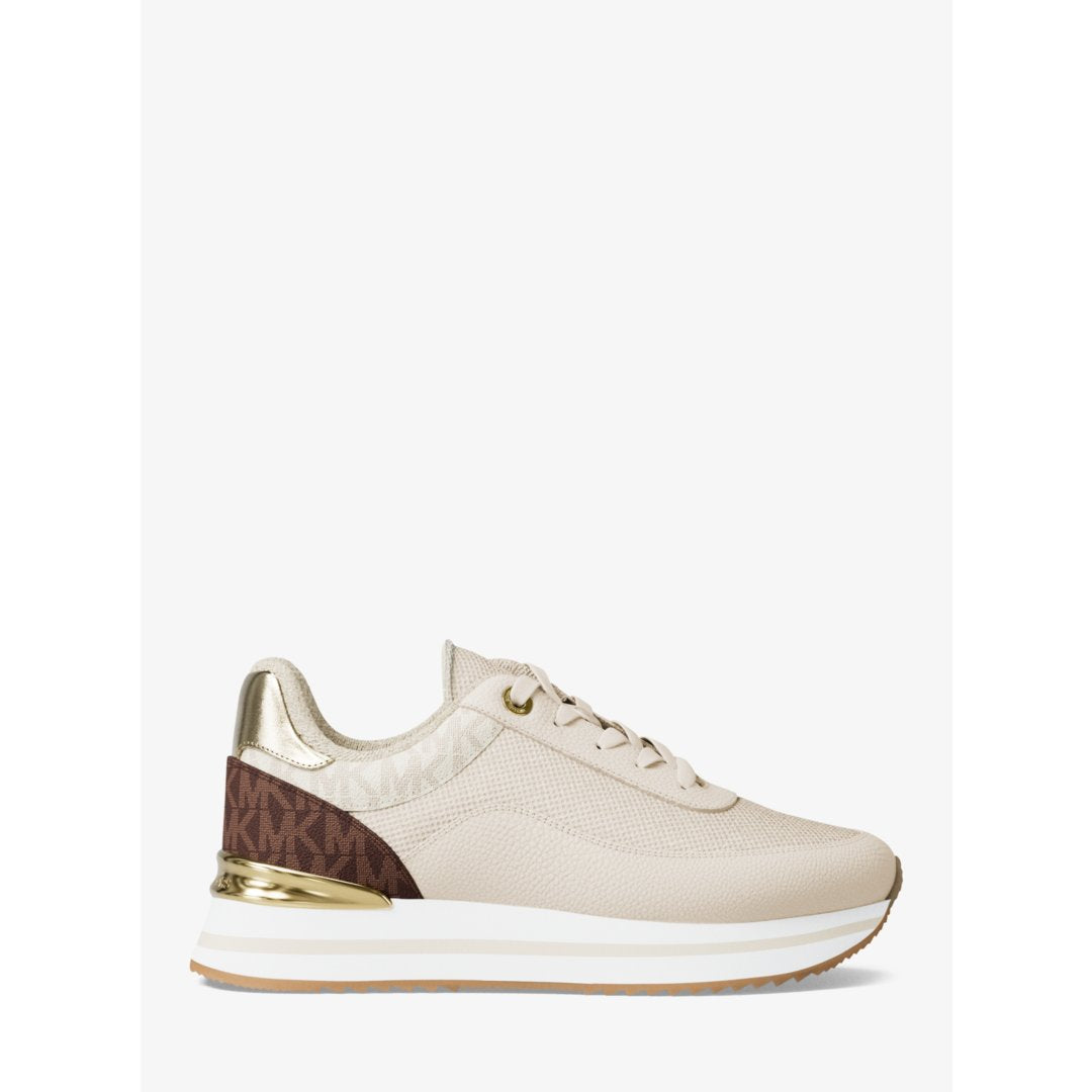 Michael Kors Hattie Mixed-Media Trainer