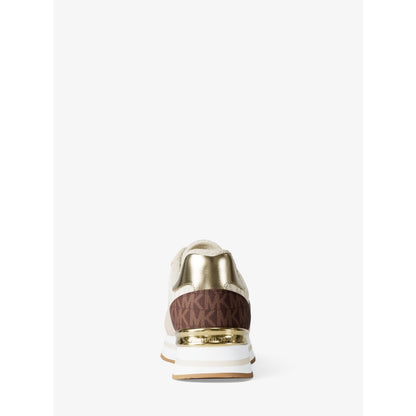 Michael Kors Hattie Mixed-Media Trainer
