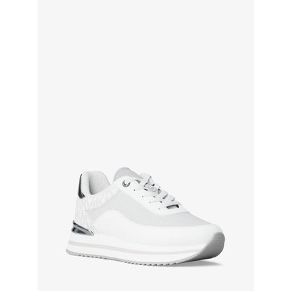 Michael Kors Hattie Mixed-Media Trainer