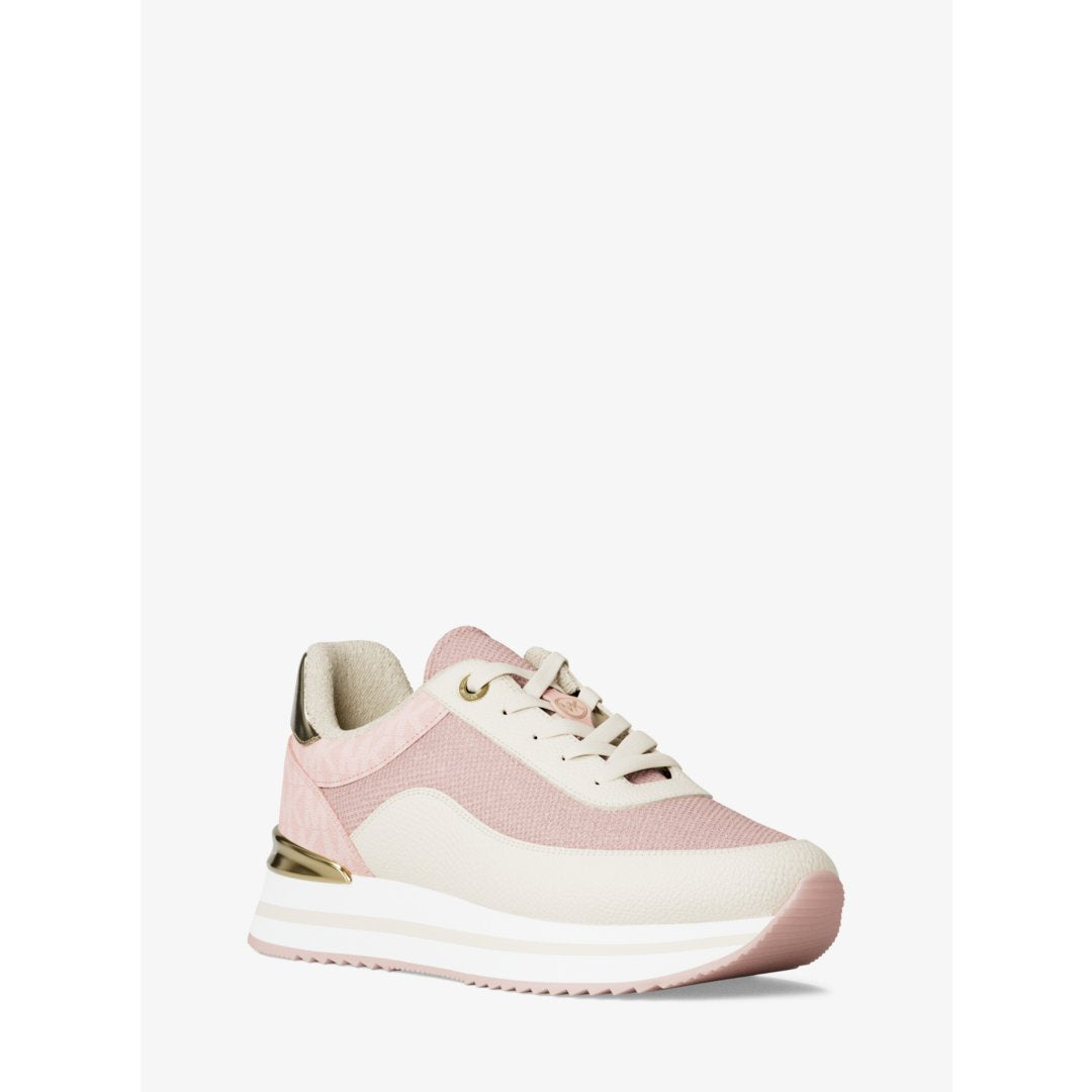 Michael Kors Hattie Mixed-Media Trainer