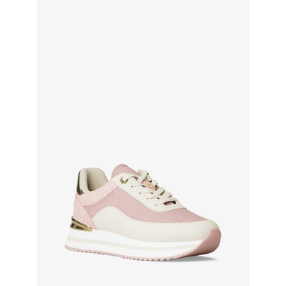 Michael Kors Hattie Mixed-Media Trainer