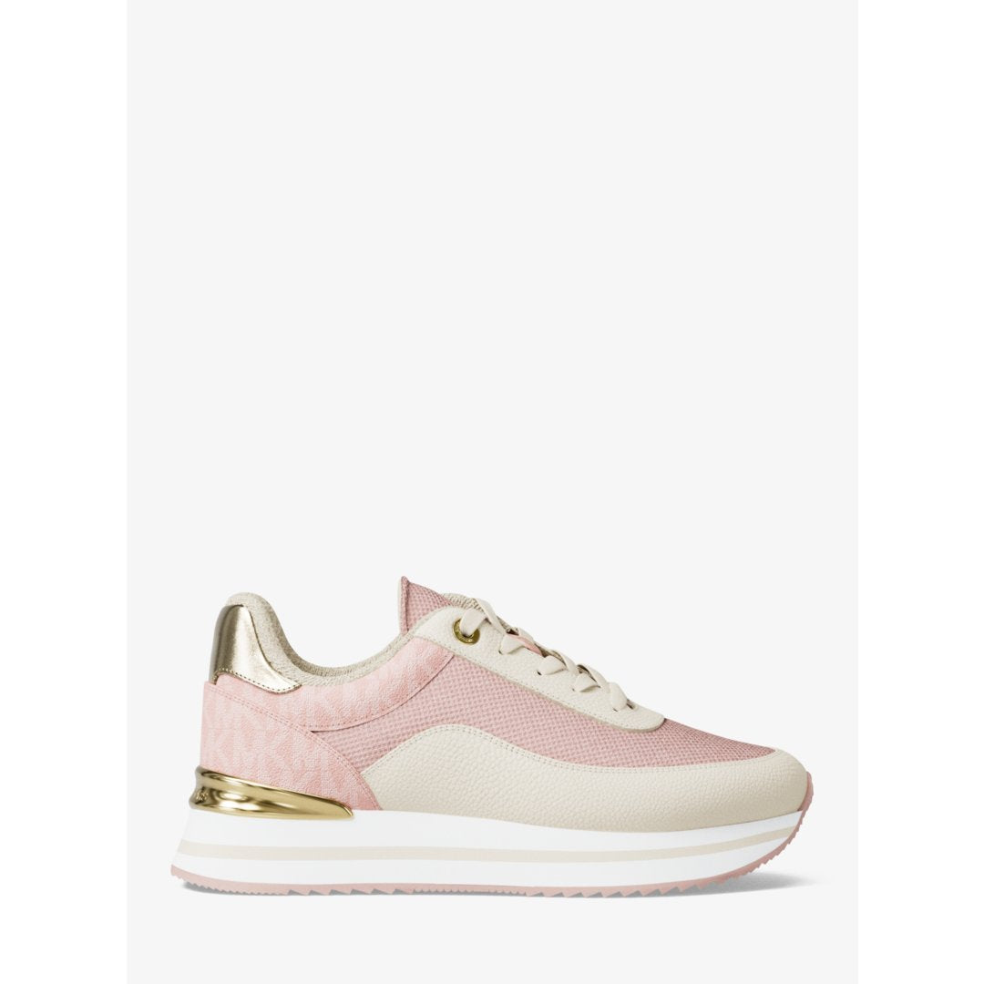 Michael Kors Hattie Mixed-Media Trainer