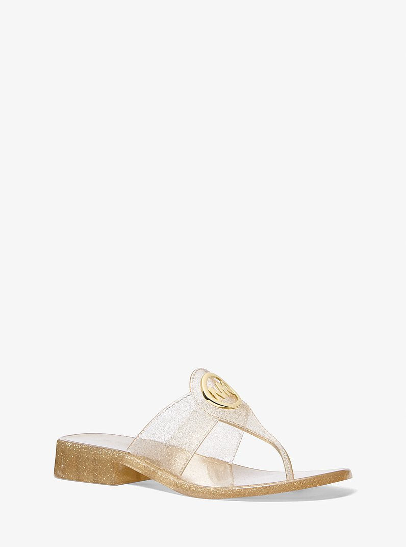 Michael Kors Hannah Glitter Jelly Thong Sandal