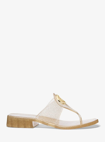 Michael Kors Hannah Glitter Jelly Thong Sandal