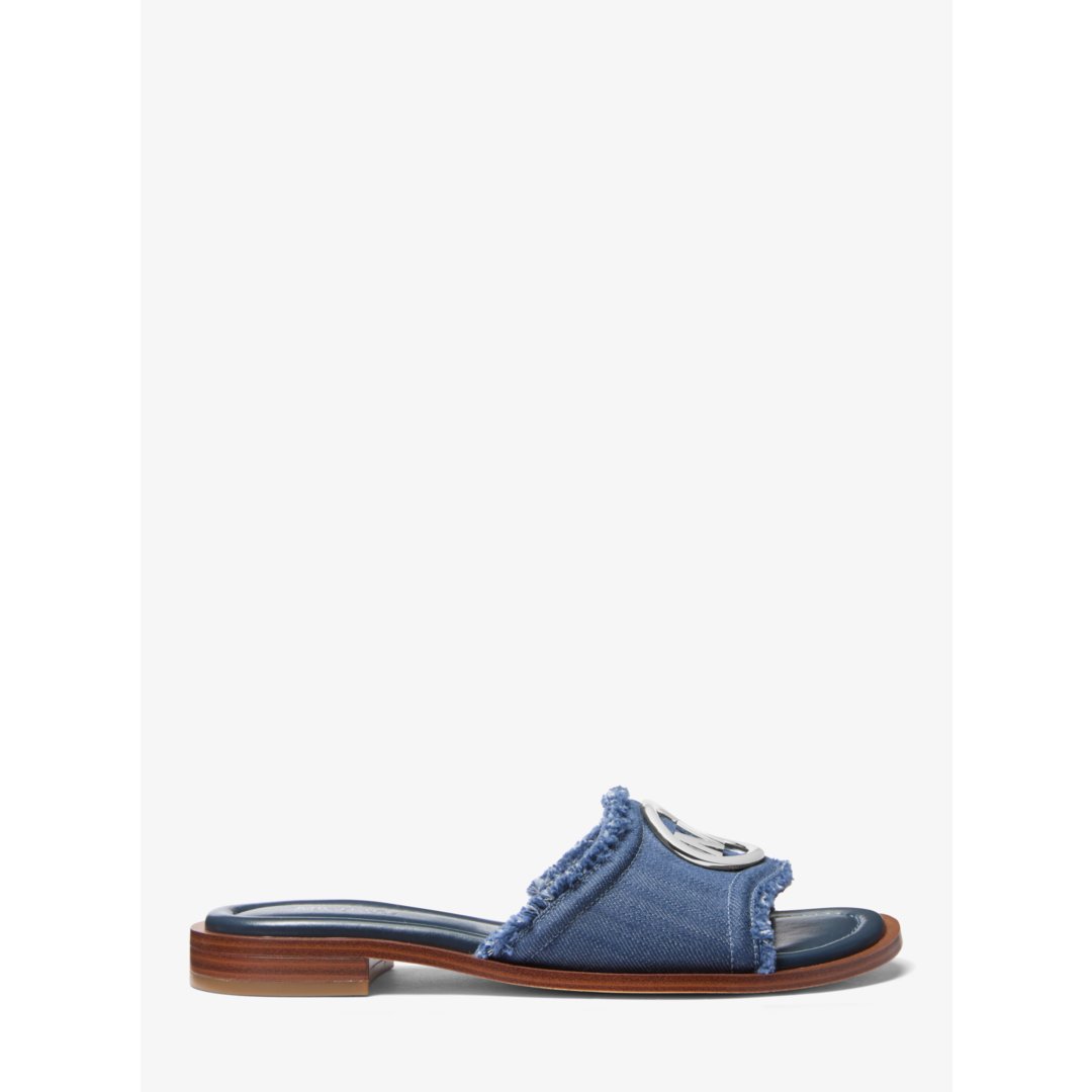 Michael Kors Hannah Denim Slide Sandal