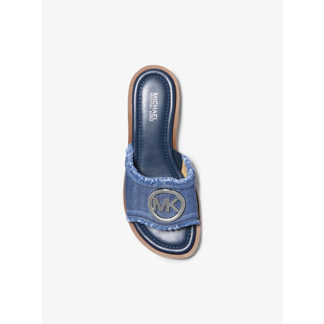 Michael Kors Hannah Denim Slide Sandal