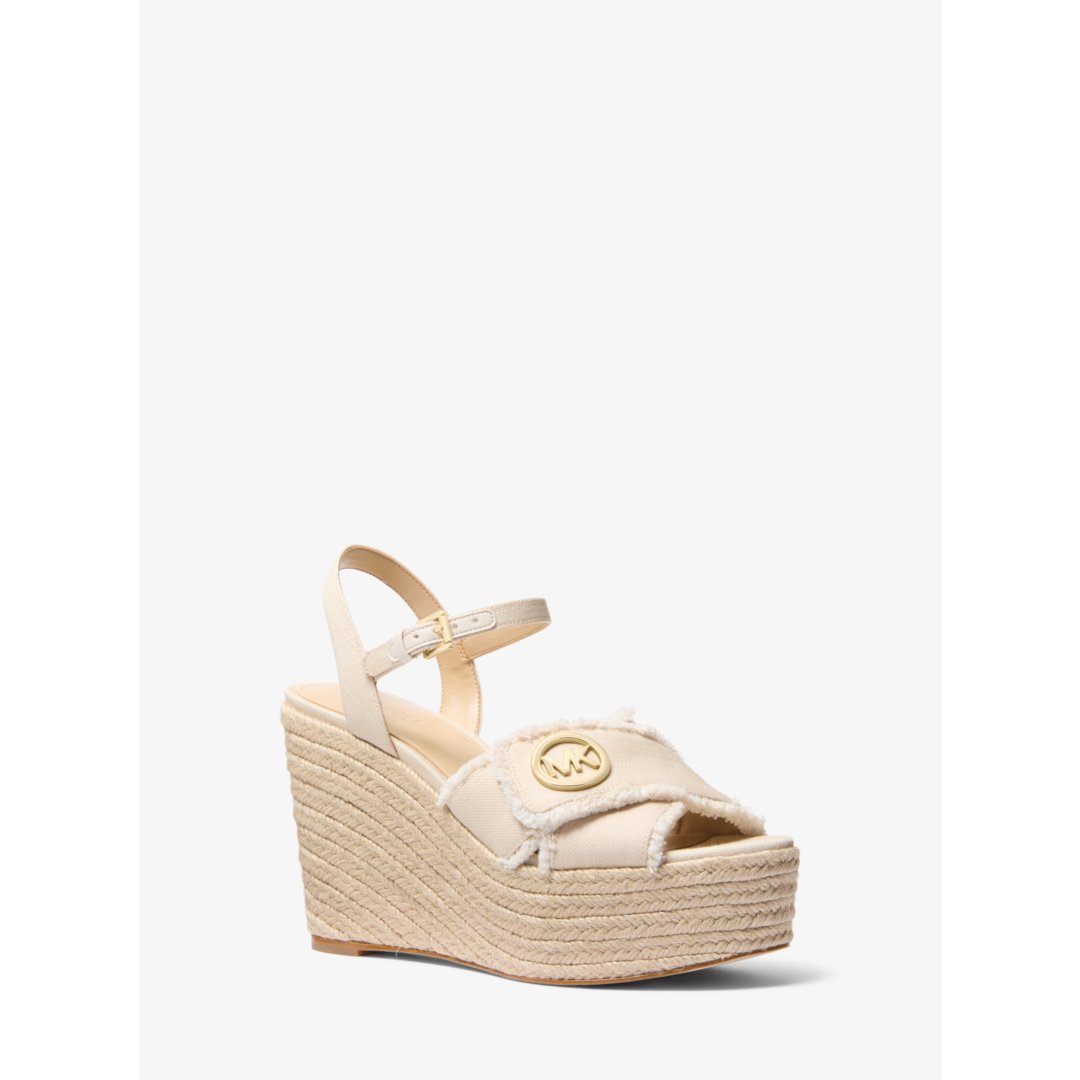 Michael Kors Hannah Denim Wedge Sandal