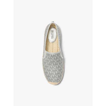Michael Kors Hastings Metallic Signature Logo Espadrille