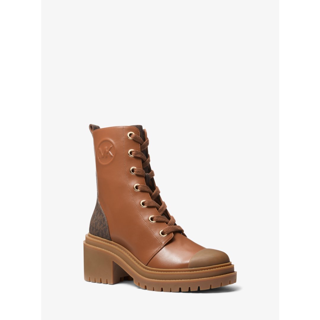 Michael Kors Hanley Signature Logo Trim Boot