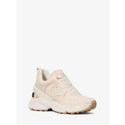 Michael Kors Katrina Frayed Denim Trainer