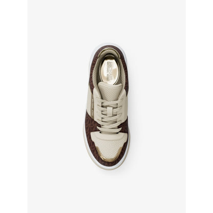 Michael Kors Lexi Mixed-Media Sneaker