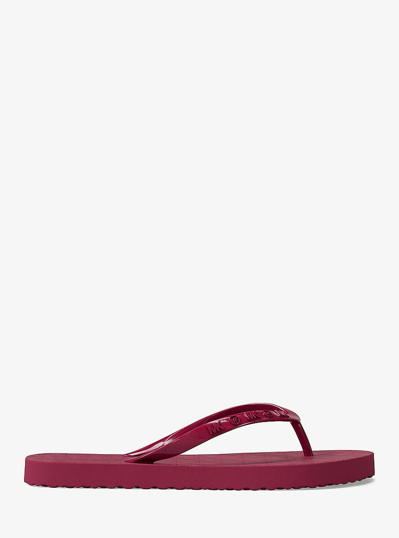 Michael Kors Signature Logo Flip Flops