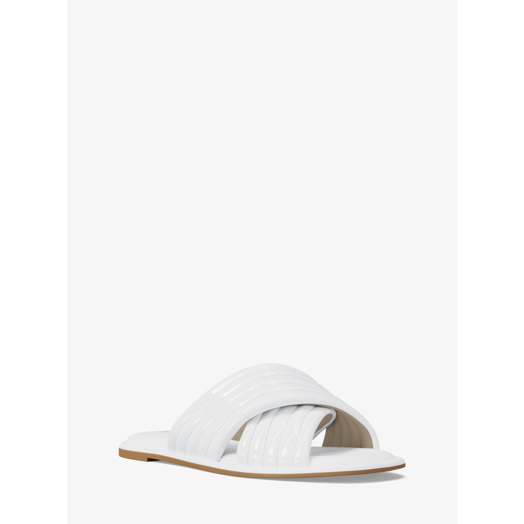 Michael Kors Portia Patent Slide Sandal