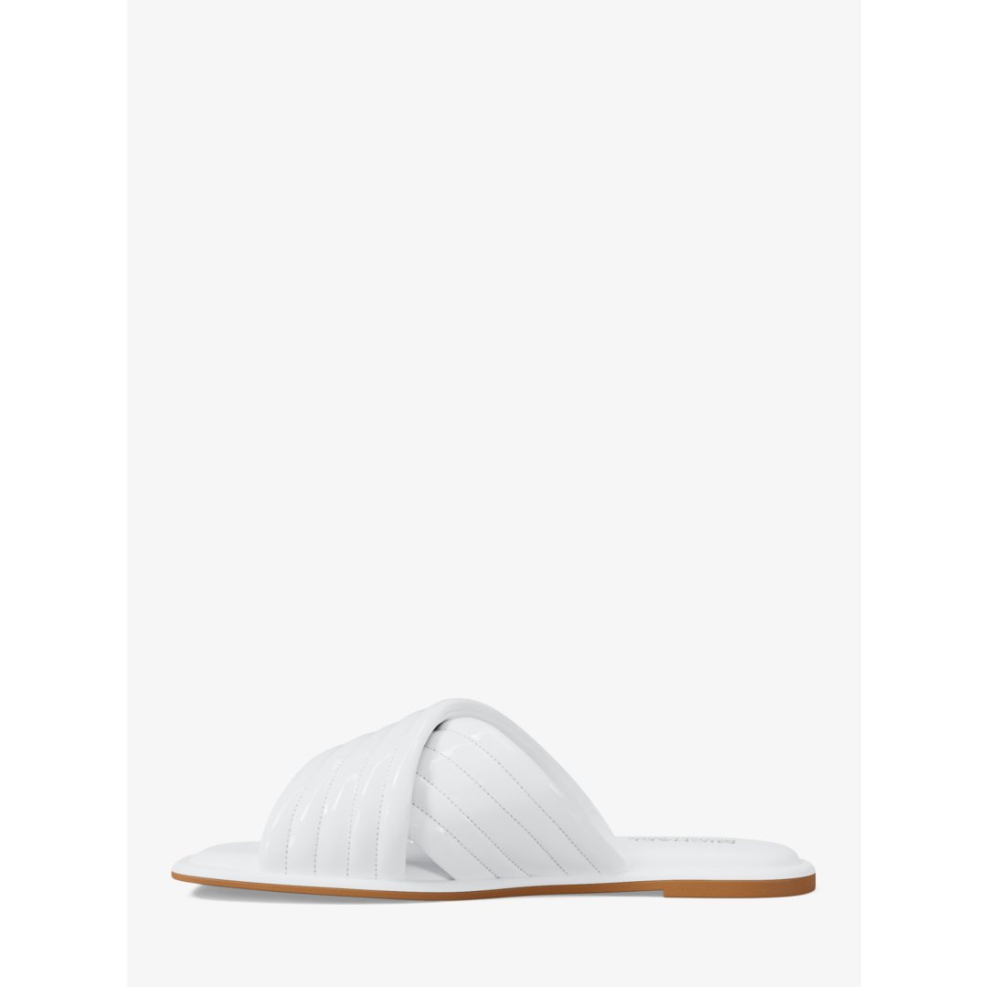 Michael Kors Portia Patent Slide Sandal