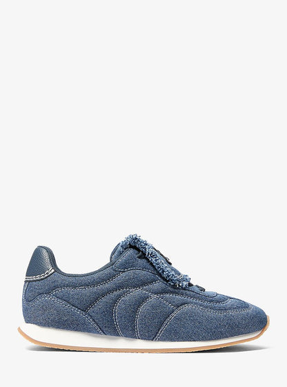 Michael Kors Essex Denim Trainer DK VT BLUWSH