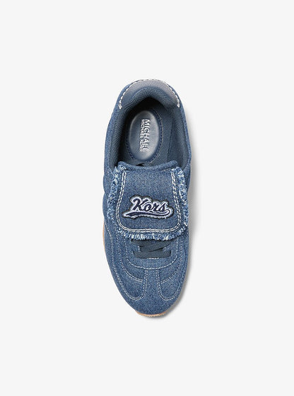 Michael Kors Essex Denim Trainer DK VT BLUWSH