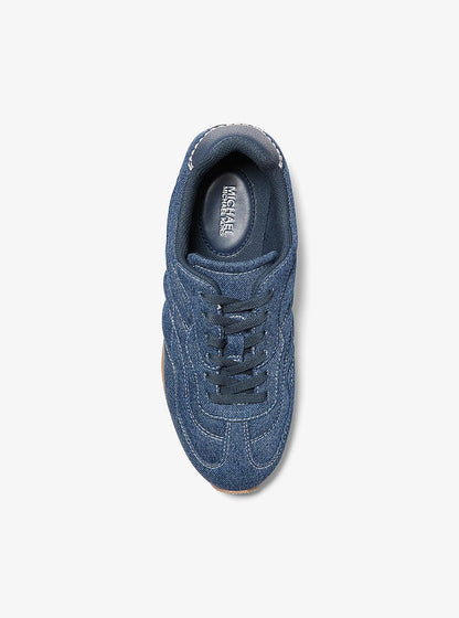 Michael Kors Essex Denim Trainer DK VT BLUWSH