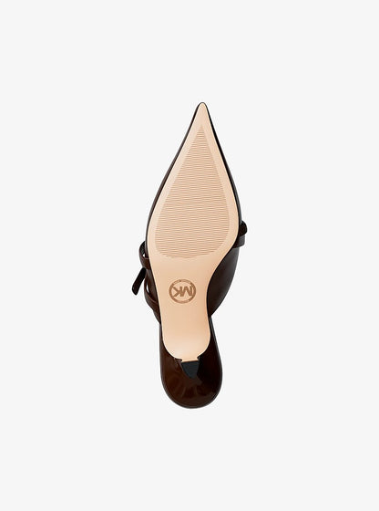 Michael Kors Yvette Kitten Mule NUTMEG