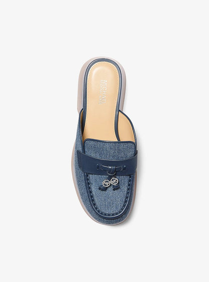Michael Kors Zoe Denim Mule DK VT BLUWSH