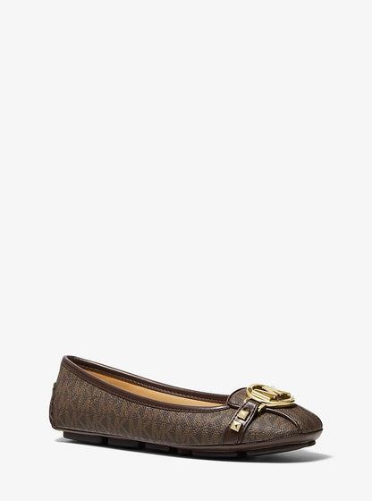 Michael Kors Fulton Studded Logo Moccasin BROWN