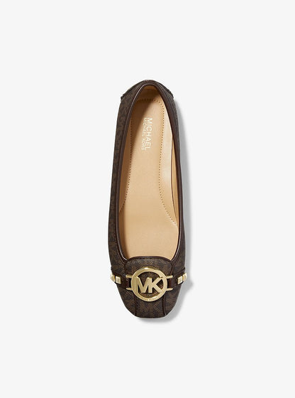 Michael Kors Fulton Studded Logo Moccasin BROWN