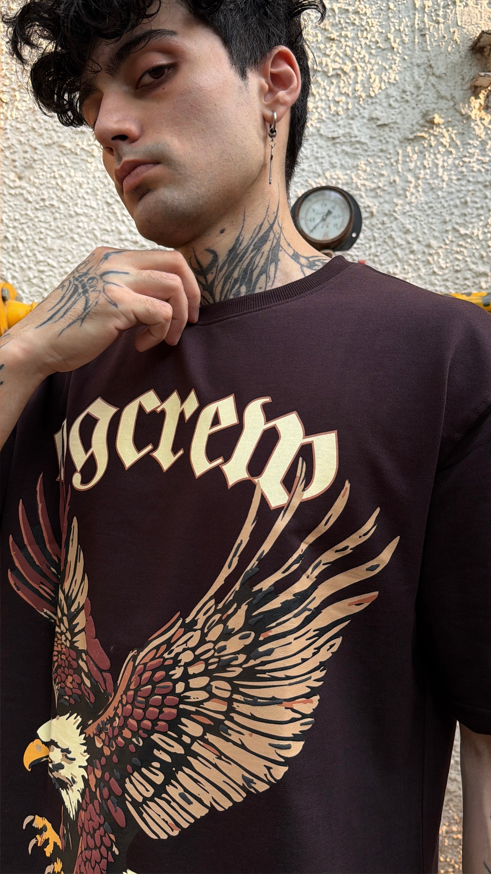 MOCHA BROWN EAGLE T-SHIRT