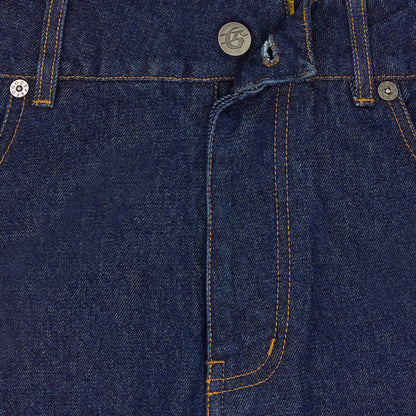 Godspeed Twin Panel Denim Shorts (Raw Blue)