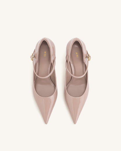 Jw Pei Thalina Patent Leather Pumps Dusty Pink
