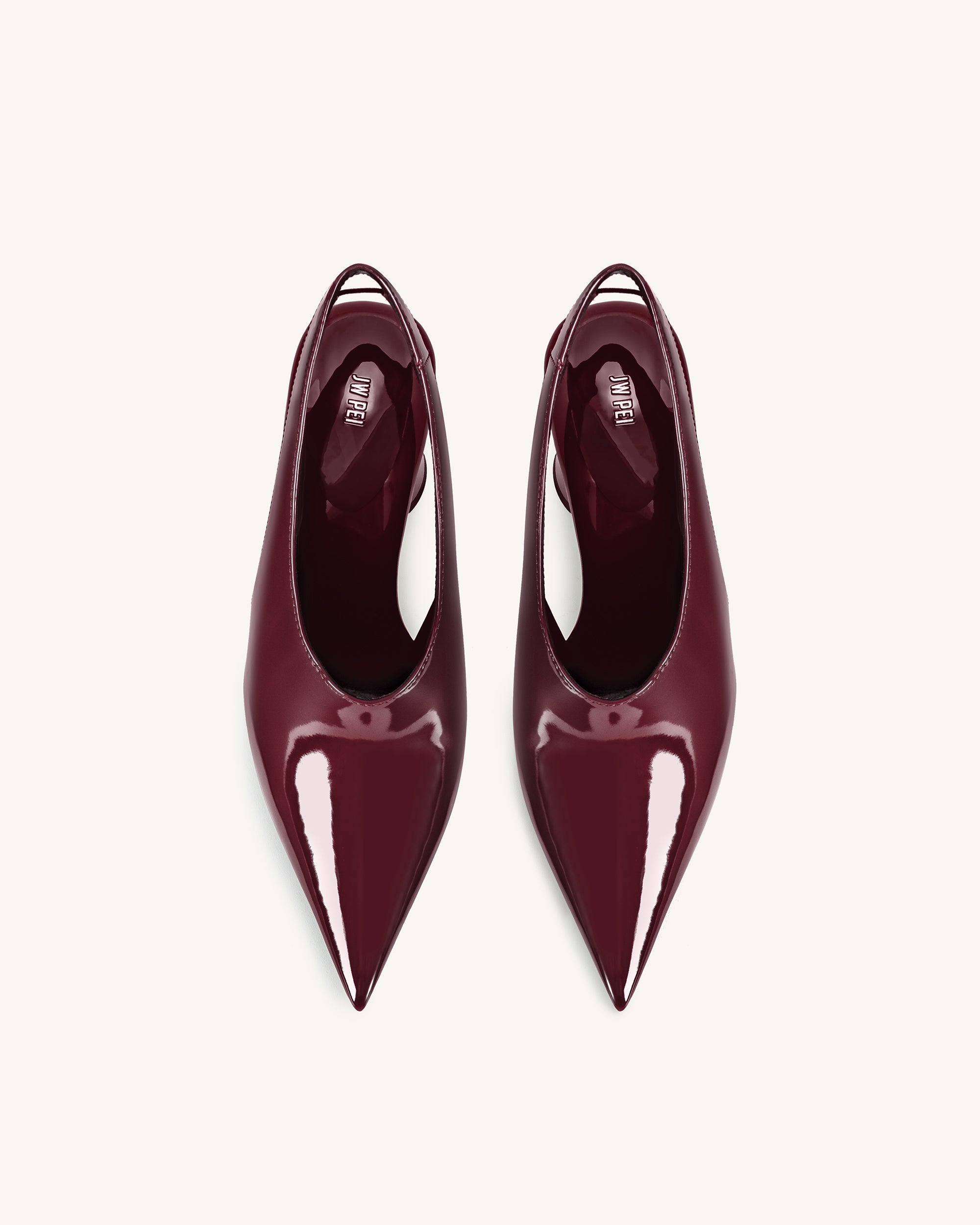 Jw Pei Vivovr High Heel Pumps Burgundy