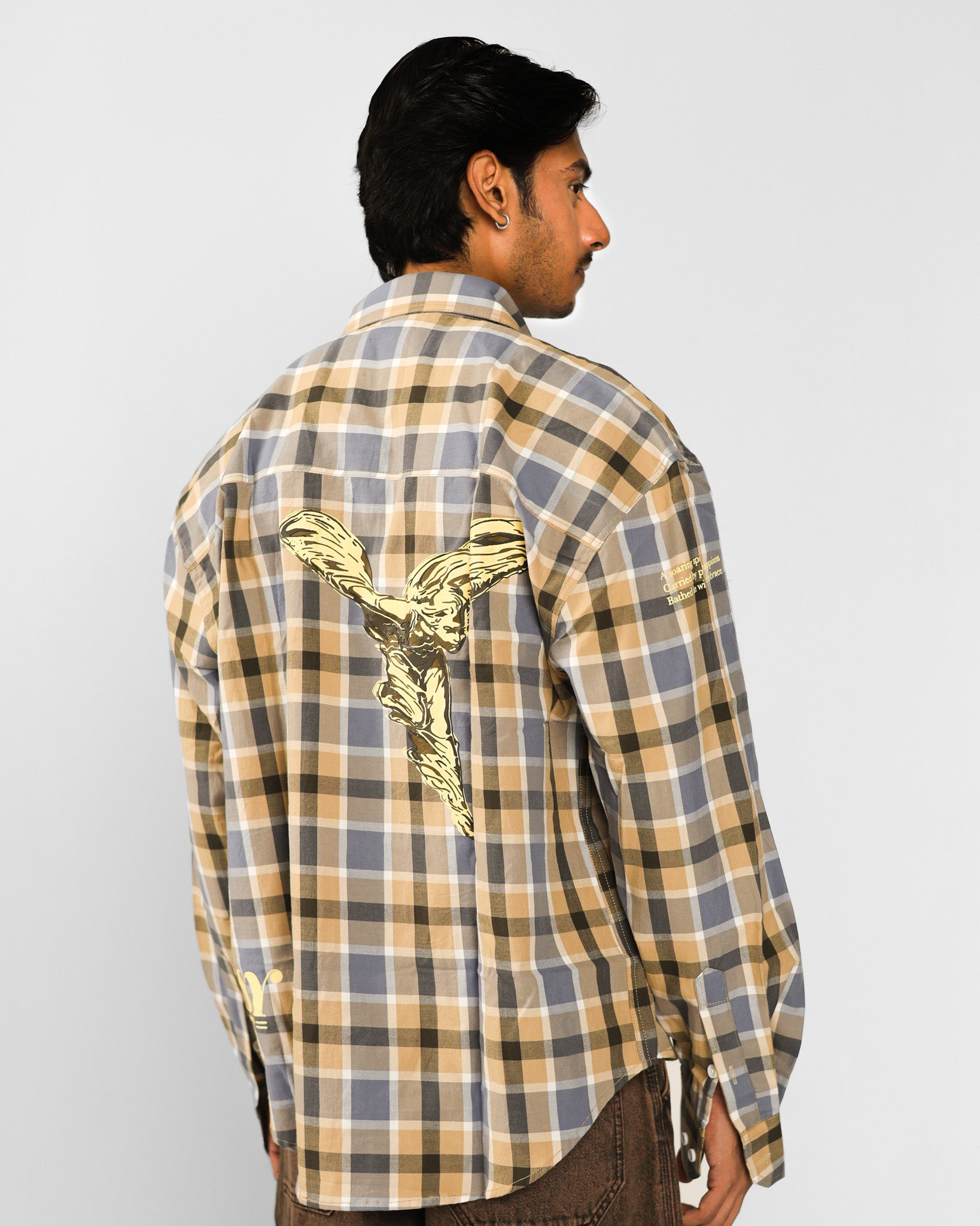 CHECKED STREETWEAR SHIRT