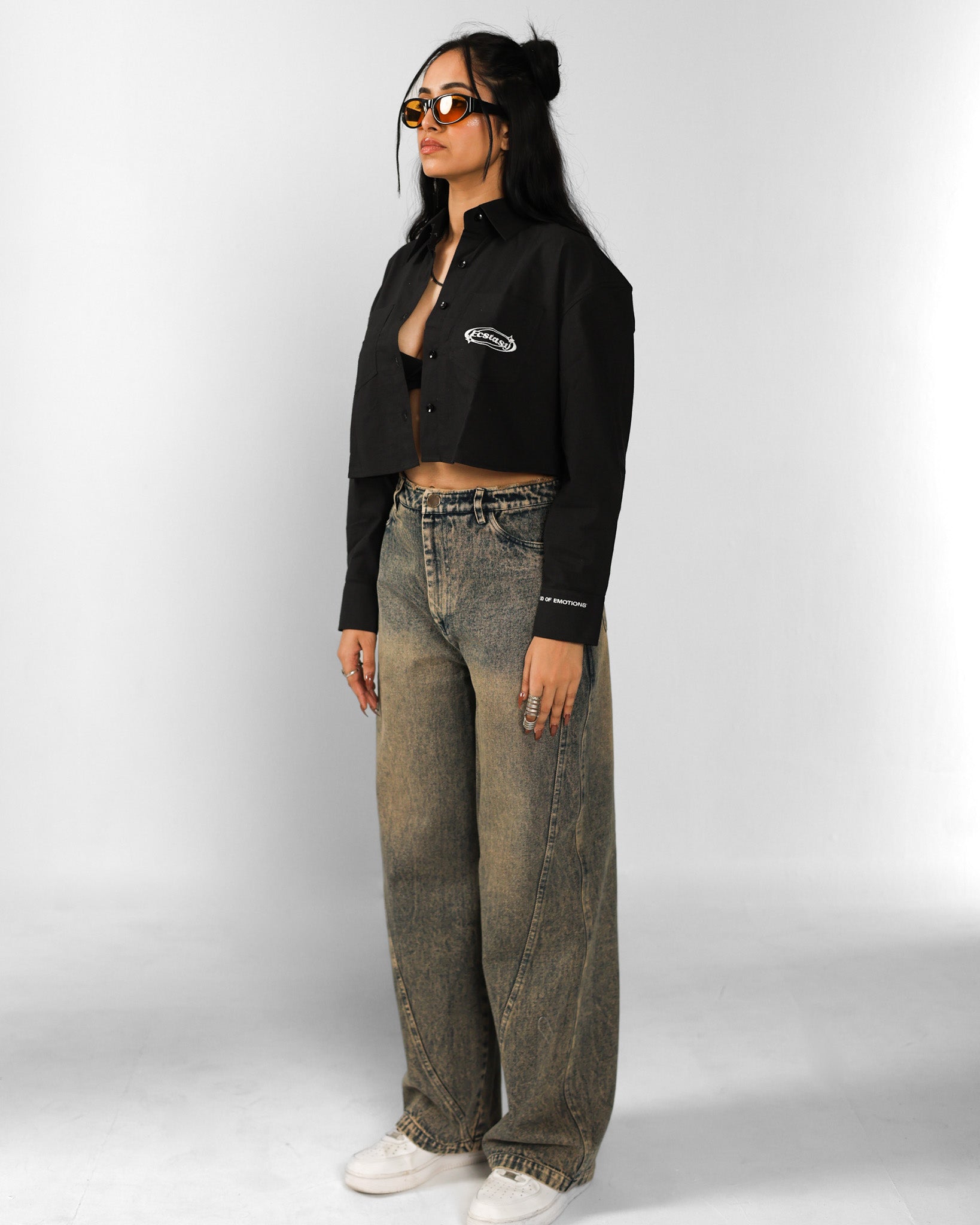 ECSTATIC DANCE WOMEN CROPPED SHIRT