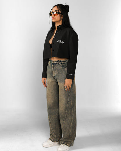 ECSTATIC DANCE WOMEN CROPPED SHIRT