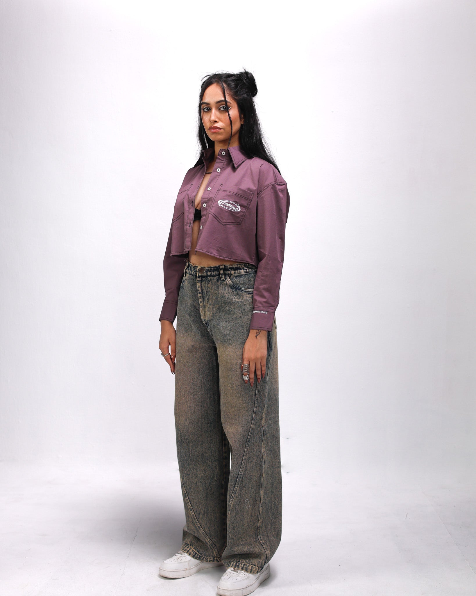 STARDUST WOMEN CROPPED SHIRT