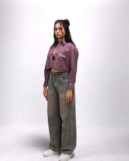 STARDUST WOMEN CROPPED SHIRT