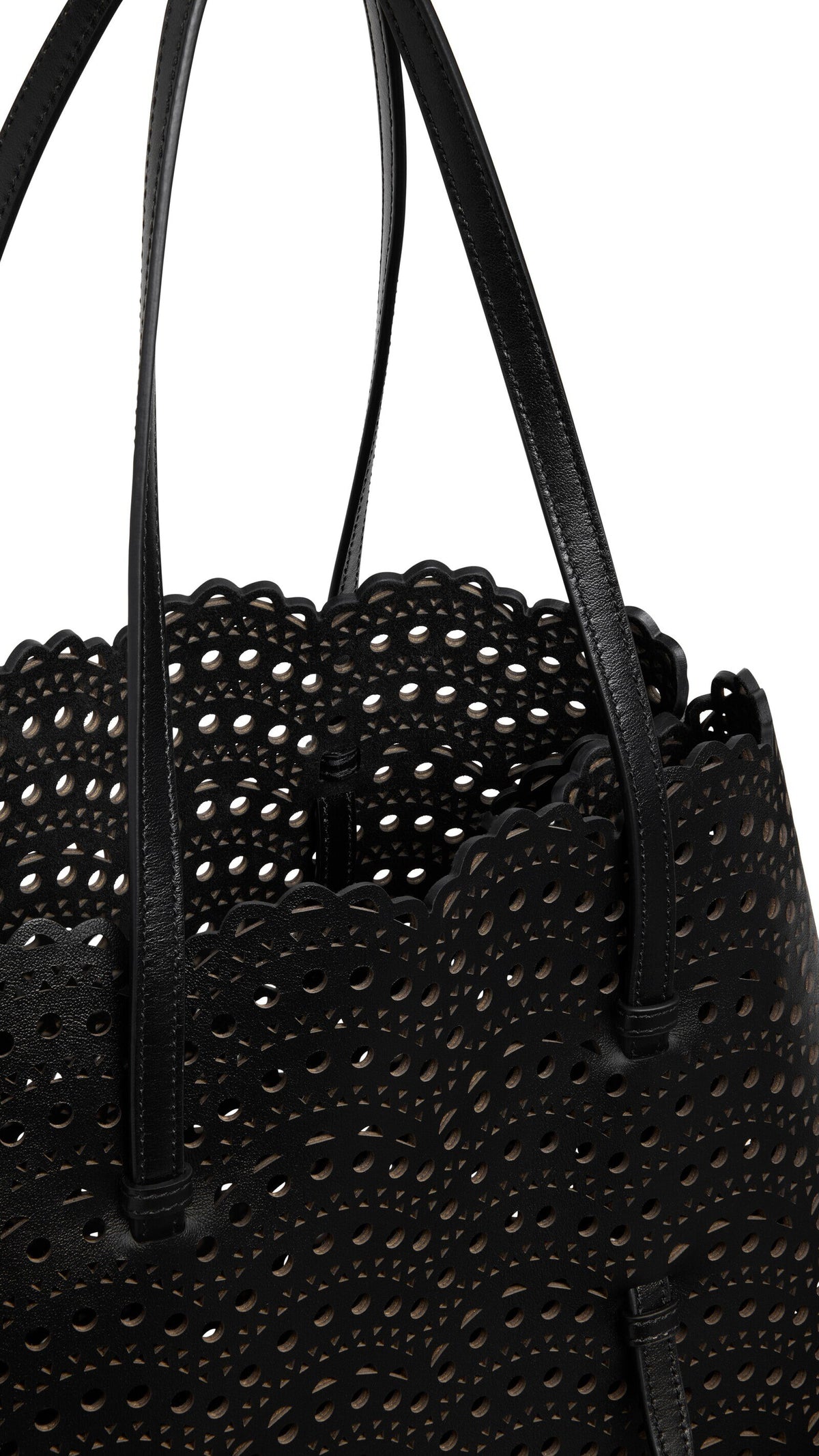 Alaïa Mina 37 Bag In Perforated Vienne Calfskin