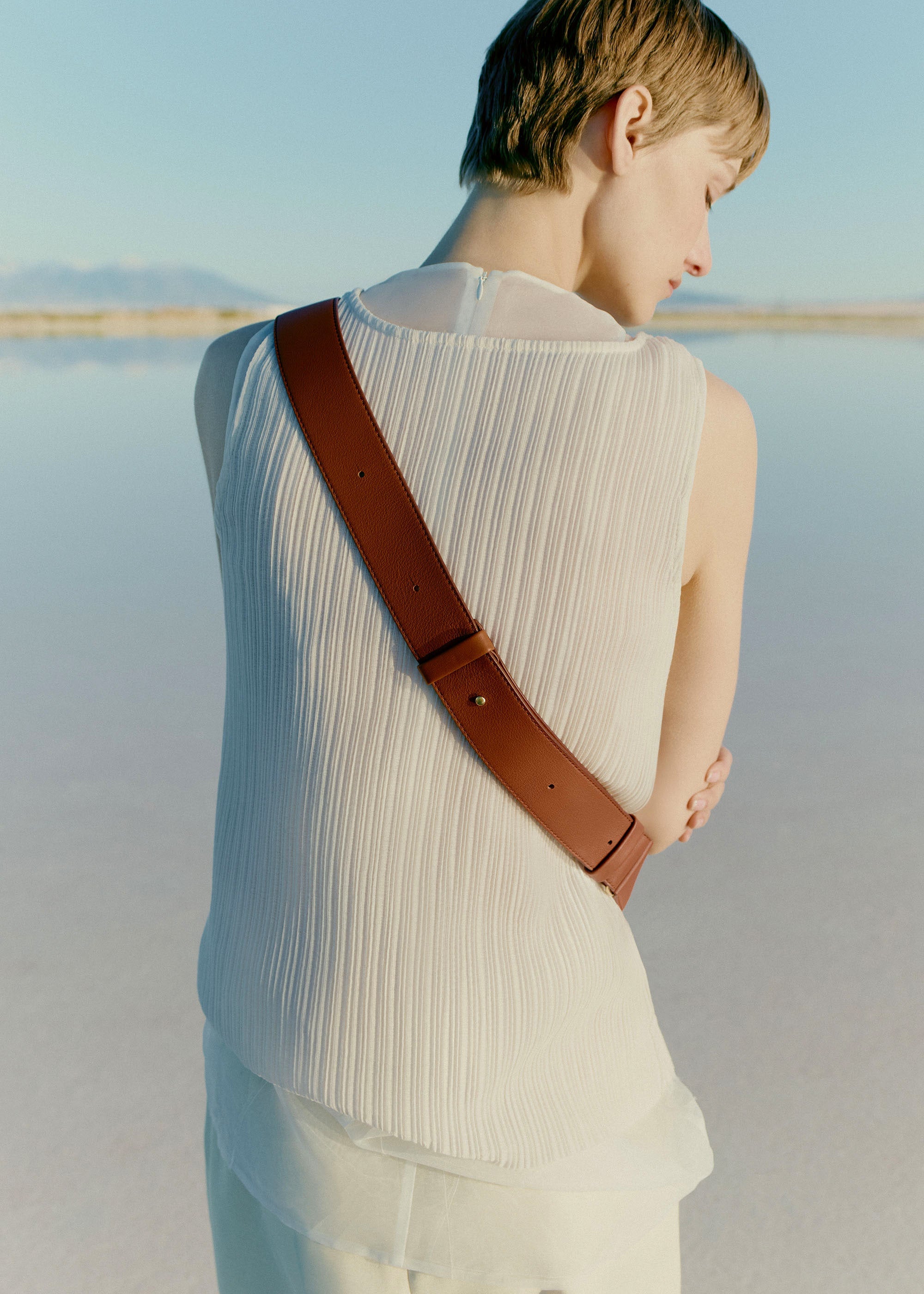 Polene Neyu Smooth Cognac